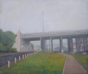 Ken Wadrop #71. Mist, Fremantle Traffic Bridge